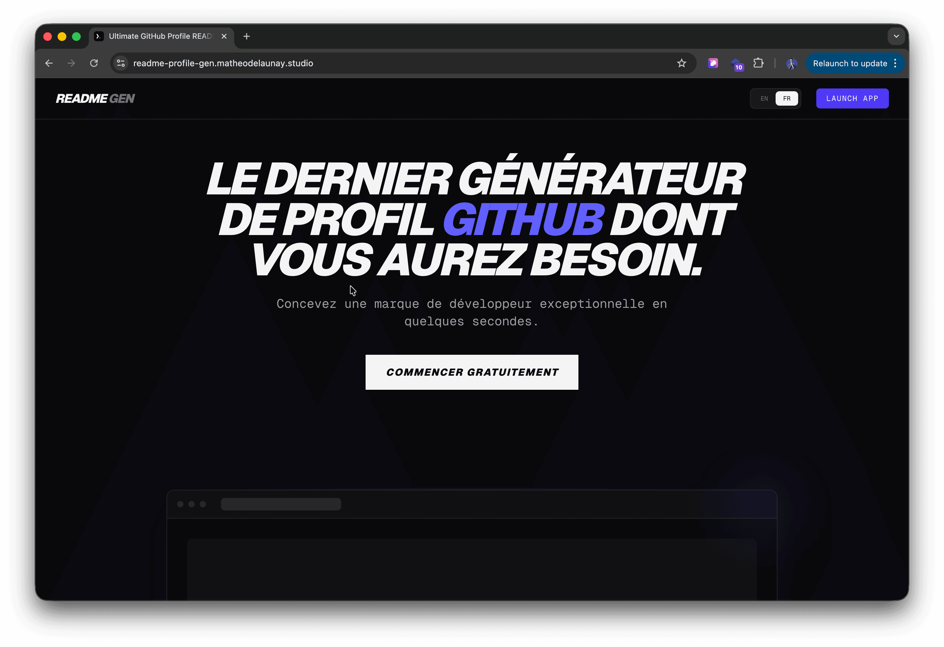 Ultimate GitHub Profile README Generator